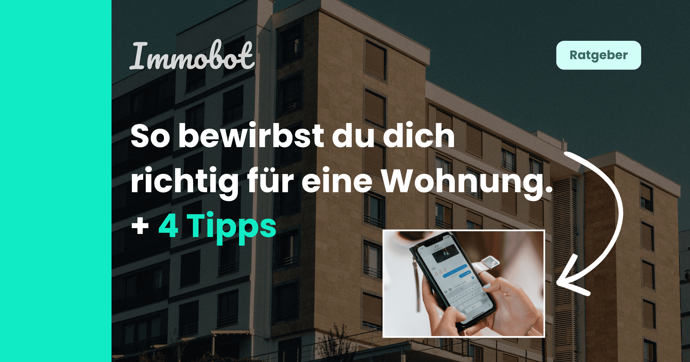 Hier werden Tipps für die Wohnungsbewerbung gegeben mit inkl. einem Musterbewertungs-Schreiben zum bewerben.